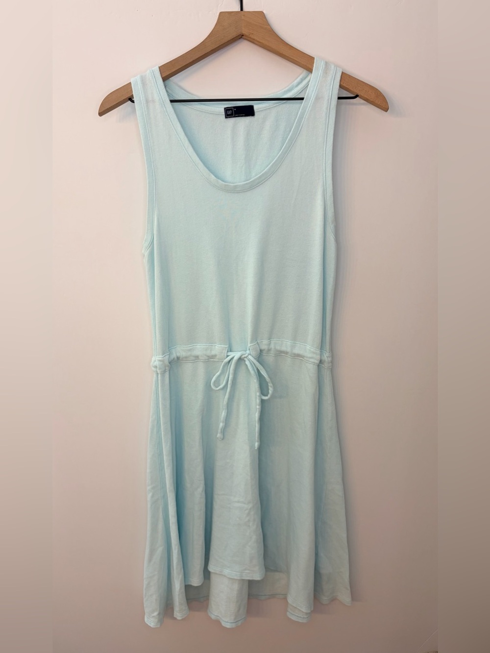 Gap Women’s French Terry Sleeveless Dress in Daybreak Blue, Size Medium - Picture 5 of 11